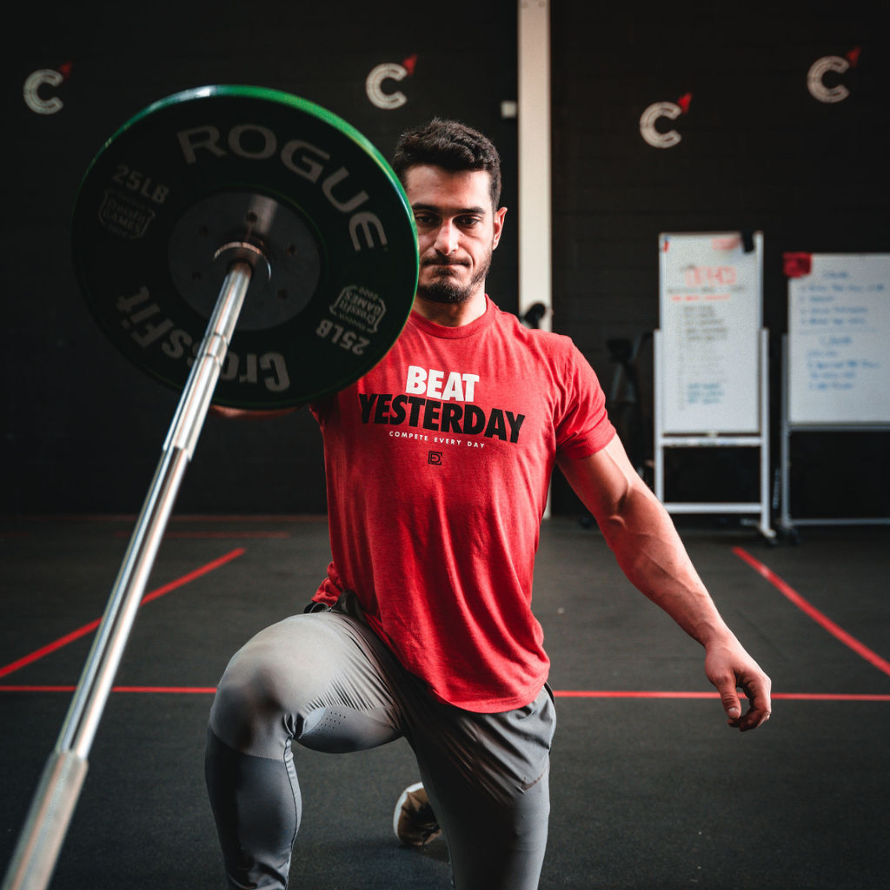 Beat Yesterday Men's red Shirt