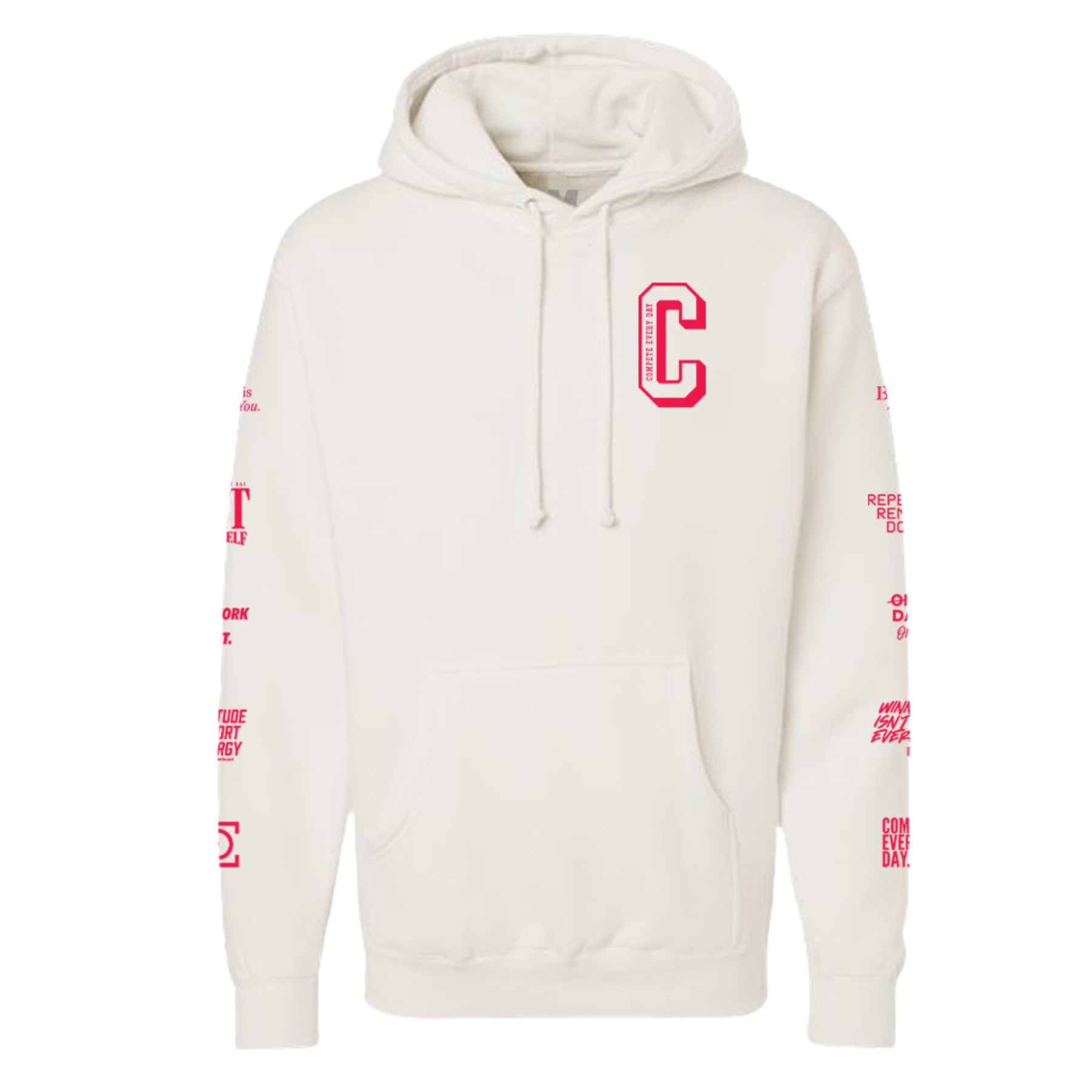 CED Letterman Hoody Off-White