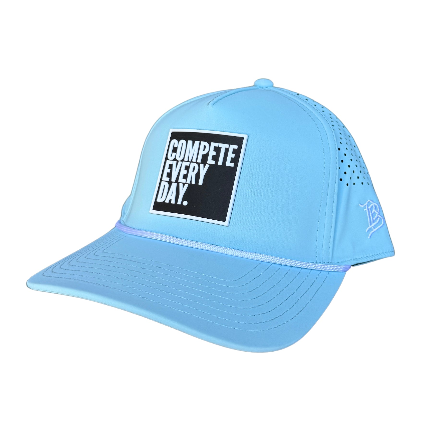 Compete Every Day Rope Hat - Sky Blue