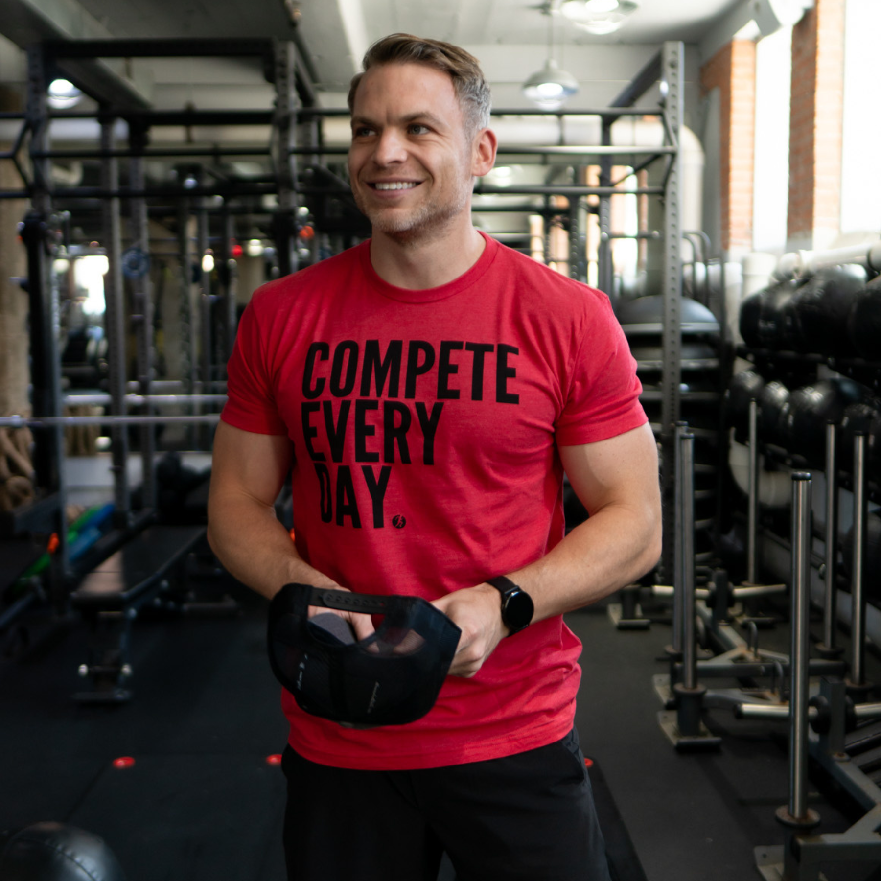 Compete Every Day classic red shirt