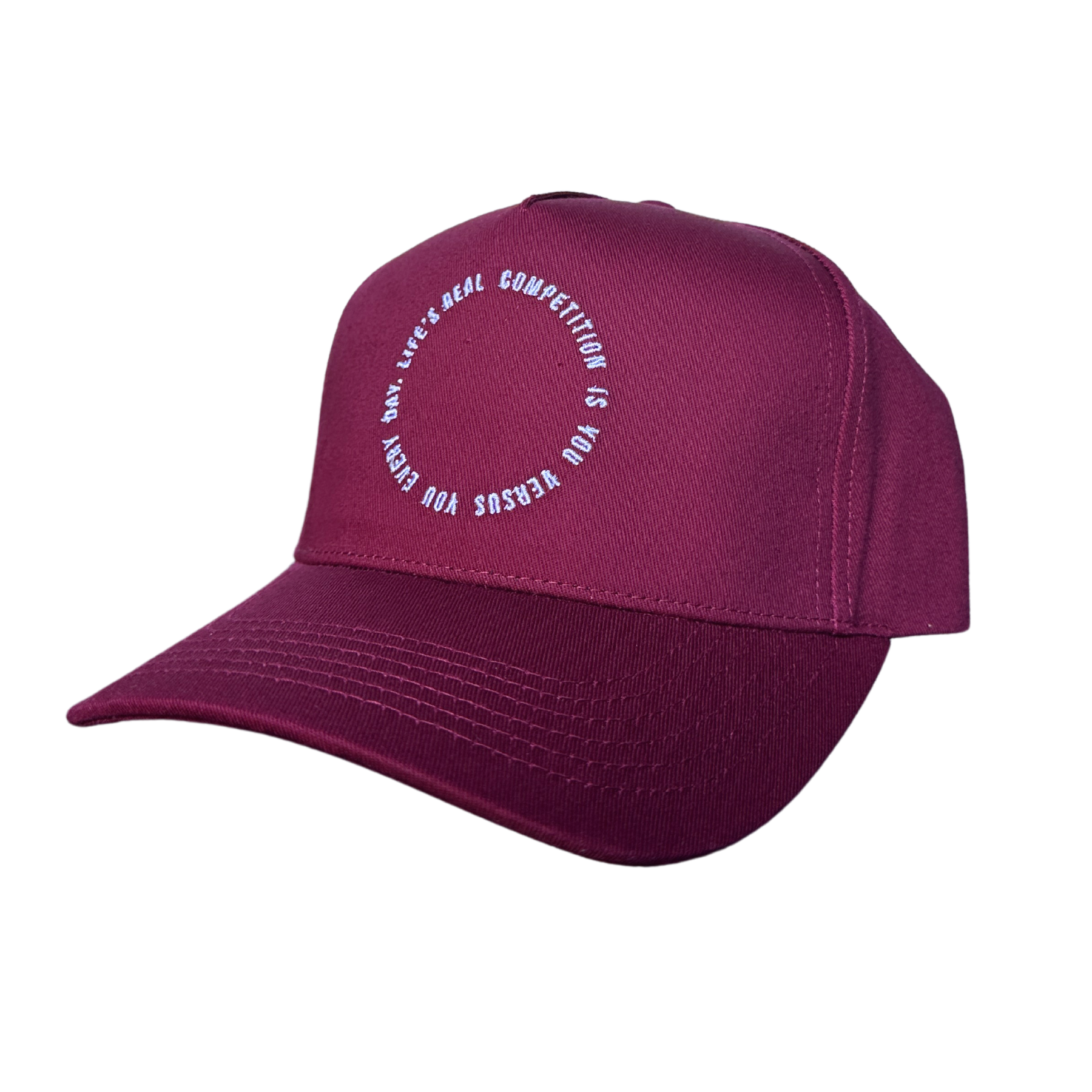 Life's Competition is You vs You Maroon hat