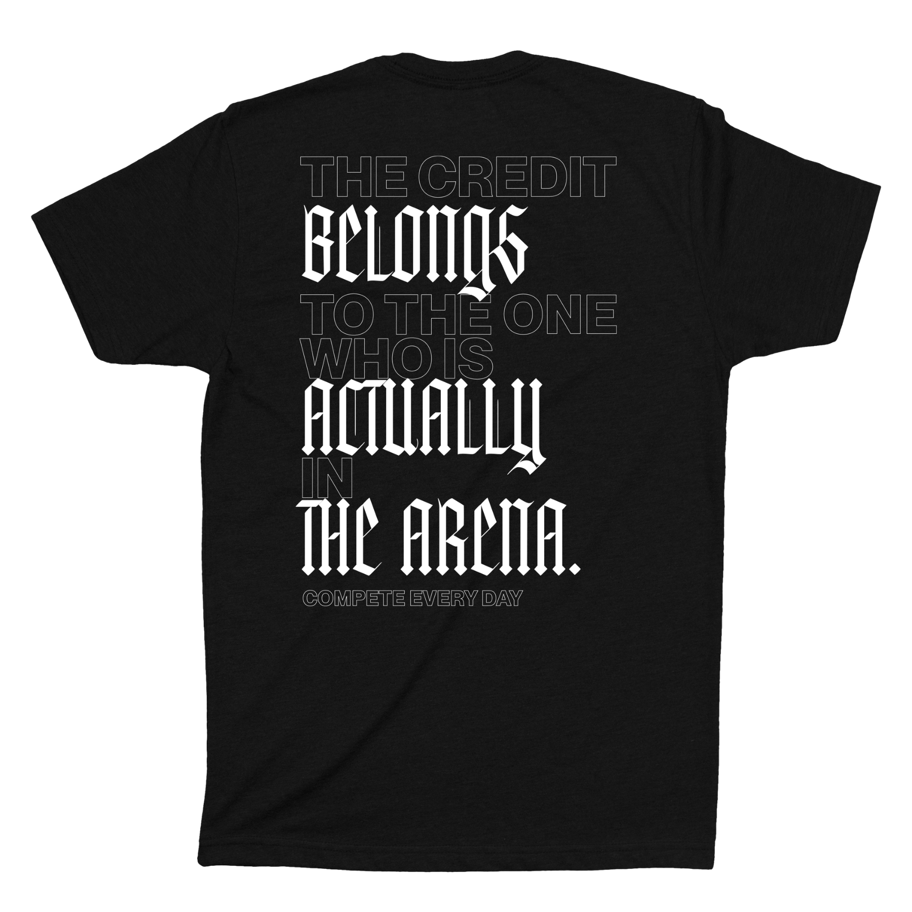 One in the Arena Men's Black Shirt 